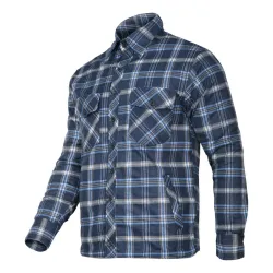 
                  LAHTIPRO Koszula flanelowa ocieplana granatowo-niebieska rozmiar XL L4180204